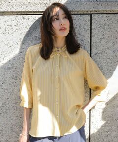 ANY SIS / エニィスィス シャツ・ブラウス | 【2WAY】スムージーポリエステル フリルネック ブラウス