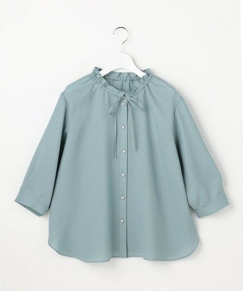 ANY SIS / エニィスィス シャツ・ブラウス | 【2WAY】スムージーポリエステル フリルネック ブラウス | 詳細2