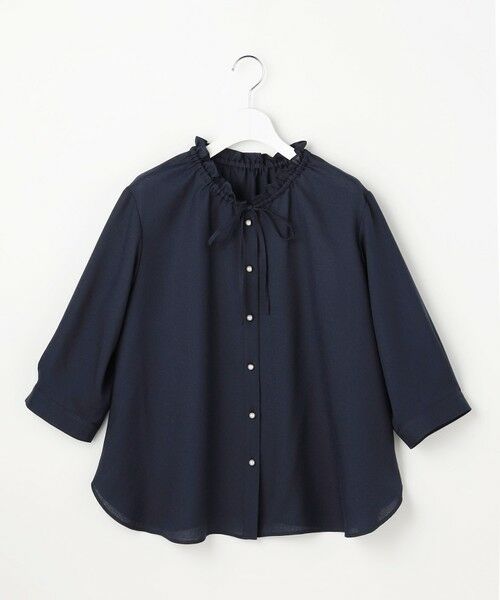 ANY SIS / エニィスィス シャツ・ブラウス | 【2WAY】スムージーポリエステル フリルネック ブラウス | 詳細8