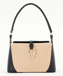 ANY SIS / エニィスィス ハンドバッグ | 雑材コンビハンドルバッグ