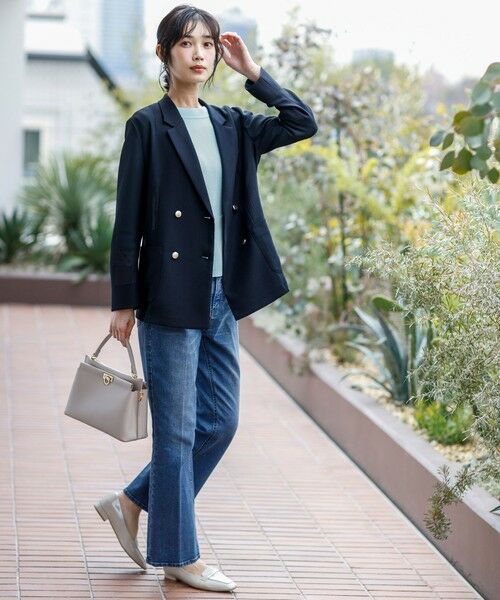 ANY SIS / エニィスィス テーラードジャケット | シアーメッシュ ダブルジャケット | 詳細20