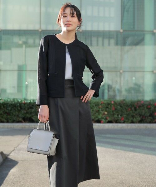 ANY SIS / エニィスィス ノーカラージャケット | シアーメッシュ ノーカラージャケット | 詳細13