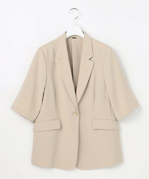 ANY SIS / エニィスィス テーラードジャケット | アーバンクールタッチ 半袖 ジャケット | 詳細16