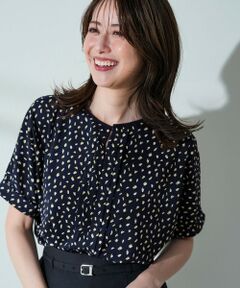 ANY SIS / エニィスィス カットソー | ジョーゼットフロントタック プルオーバー