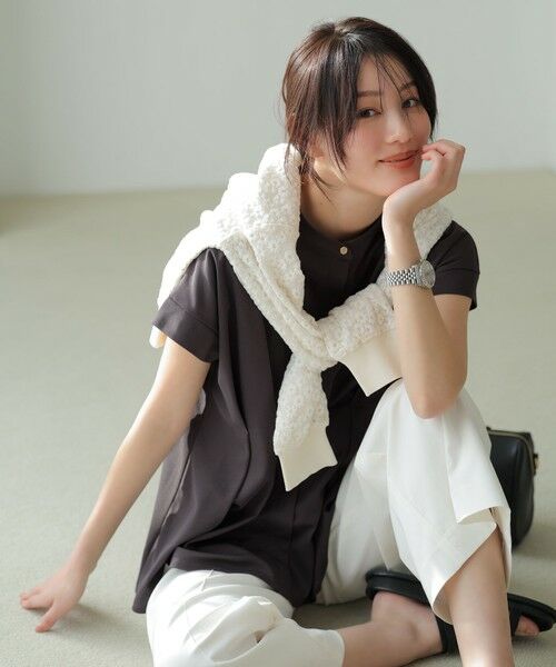 ANY SIS / エニィスィス カットソー | カナパウエストタック プルオーバー（スレート）