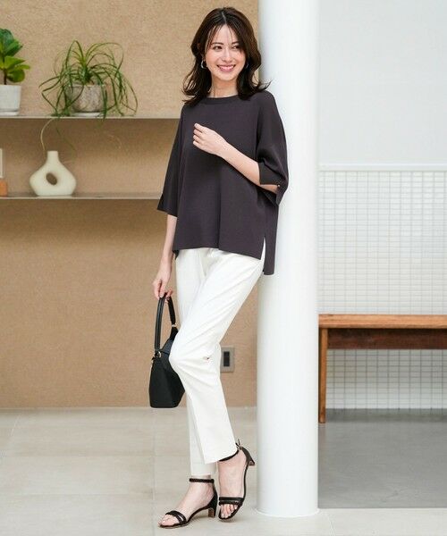 ANY SIS / エニィスィス ニット・セーター | 【アイスタッチ】ボートネックニット プルオーバー | 詳細3