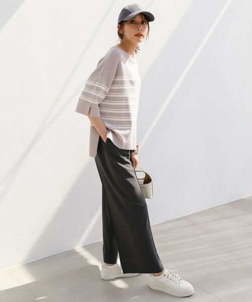 ANY SIS / エニィスィス ニット・セーター | 【アイスタッチ】ボートネックニット プルオーバー | 詳細20