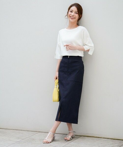 ANY SIS / エニィスィス ニット・セーター | 【アイスタッチ】ボートネックニット プルオーバー | 詳細23