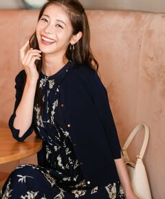 ANY SIS / エニィスィス カーディガン・ボレロ | 【アイスタッチ】ハーフスリーブ カーディガン