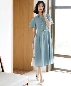 ANY SIS / エニィスィス ミニ丈・ひざ丈ワンピース | スムージーポリエステル ワンピース