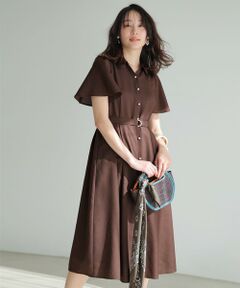 ANY SIS / エニィスィス ミニ丈・ひざ丈ワンピース | スムージーポリエステル ワンピース