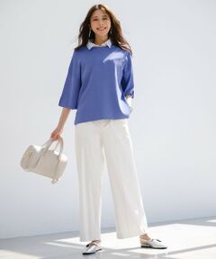 ANY SIS / エニィスィス その他パンツ | エアリーストレッチ ワイドパンツ