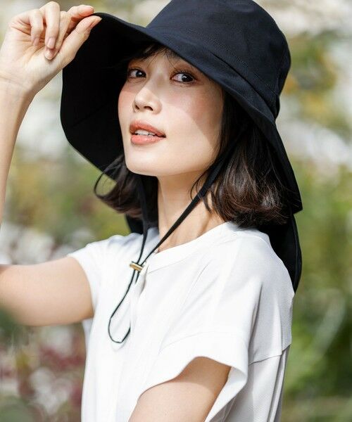 ANY SIS / エニィスィス ハット | 【畳める・2WAY】サンカット ハット（ブラック）