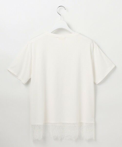 ANY SIS / エニィスィス カットソー | 裾レース半袖Ｔシャツ | 詳細7