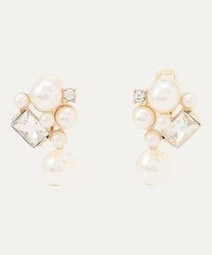 ANY SIS / エニィスィス ピアス・イヤリング | スクエアジュエルパール イヤリング