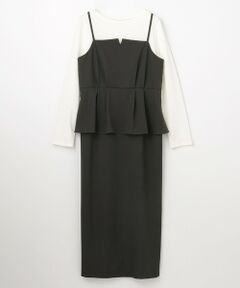 ANY SIS / エニィスィス セットアップ | キャミワンピース × カットソー セット