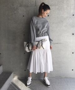 aquagirl / アクアガール カットソー | ウエストギャザープルオーバー