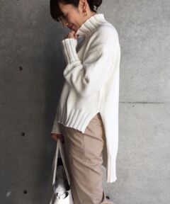 aquagirl / アクアガール ニット・セーター | コットン前後差ハイネックバルキーニット