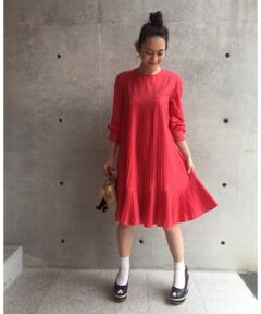 aquagirl / アクアガール ワンピース | ペプラムプリーツワンピース