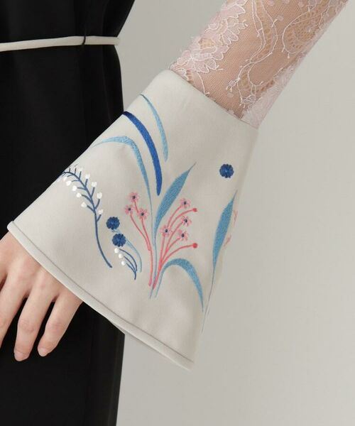 セール Mame Kurogouchi スリーブレースオリエンタルワンピース ミニ丈 ひざ丈ワンピース Aquagirl アクアガール ファッション通販 タカシマヤファッションスクエア