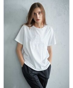 クレスト刺繍半袖Tシャツ