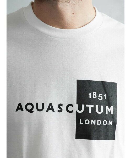 Aquascutum / アクアスキュータム カットソー | ロゴプリントT | 詳細5