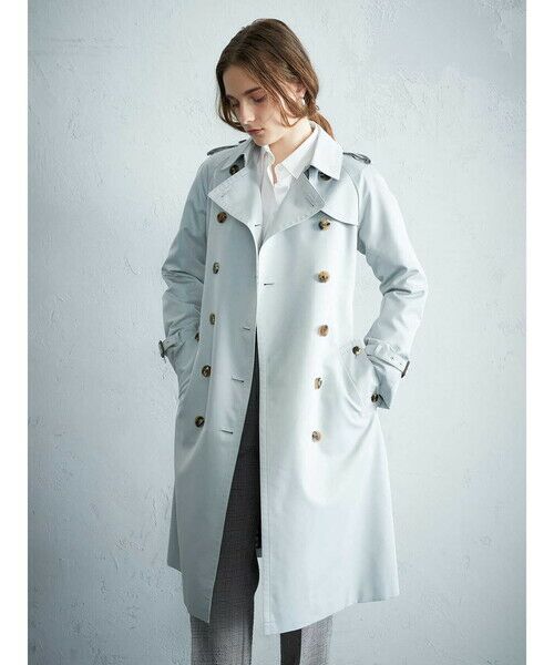 BASIC TRENCH COAT LONG （その他アウター）｜Aquascutum / アクア ...