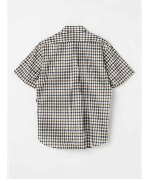 Aquascutum / アクアスキュータム シャツ・ブラウス | Club Check Seersuker Short Sleeve Shirt | 詳細6