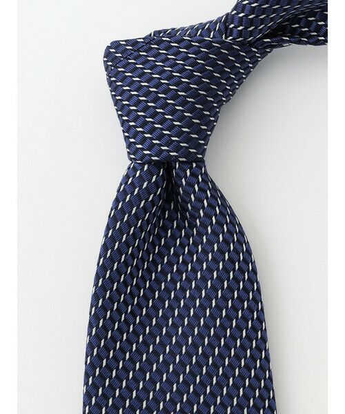 Aquascutum / アクアスキュータム ネクタイ | マイクロパターン×小剣クレスト | 詳細2