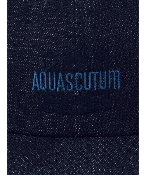 Aquascutum / アクアスキュータム キャップ | Denim CAP×Japan Blue | 詳細4