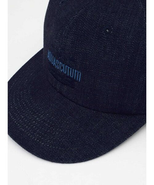 Aquascutum / アクアスキュータム キャップ | Denim CAP×Japan Blue | 詳細5