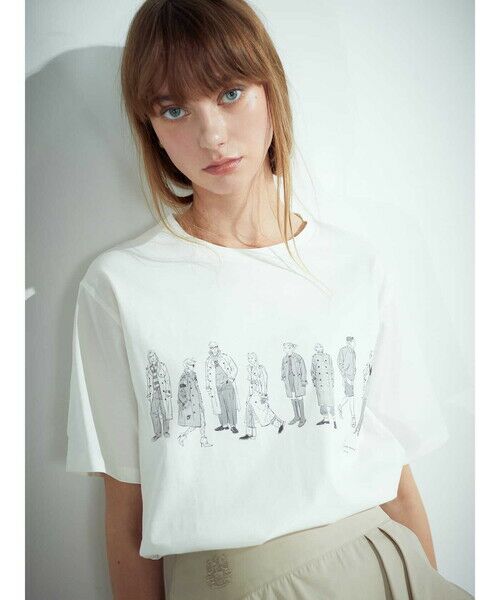 Aquascutum / アクアスキュータム カットソー | Ucaコラボ LONDON Tシャツ | 詳細12