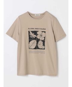 Aquascutum / アクアスキュータム カットソー | Ucaコラボ BOTANICAL Tシャツ