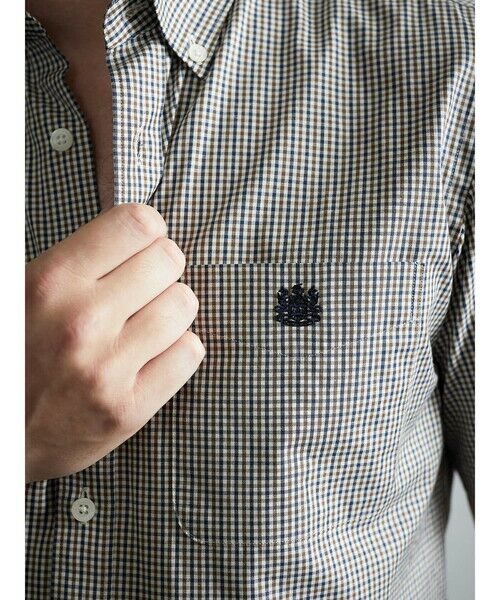 Aquascutum / アクアスキュータム シャツ・ブラウス | Mini Club Check Short Sleeve Shirt | 詳細5