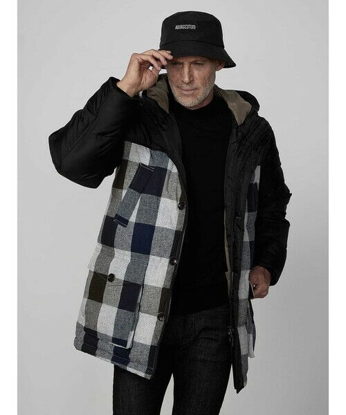 Big Club Check Down Coat （ブルゾン）｜Aquascutum / アクアスキュー