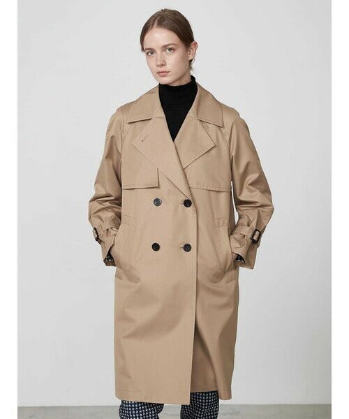 OVER SIZED TRENCH COAT （その他アウター）｜Aquascutum / アクア