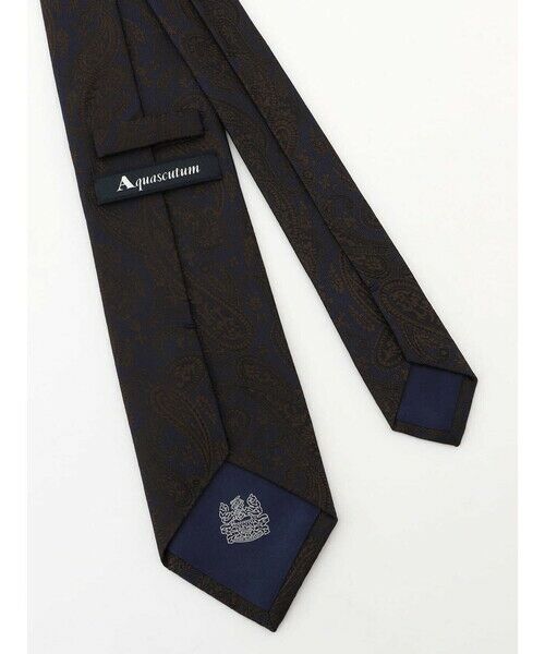 Aquascutum / アクアスキュータム ネクタイ | Paisley Jaqured Tie | 詳細2