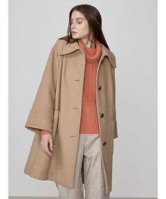 Aquascutum / アクアスキュータム その他アウター | ビッグカラー Aラインコート