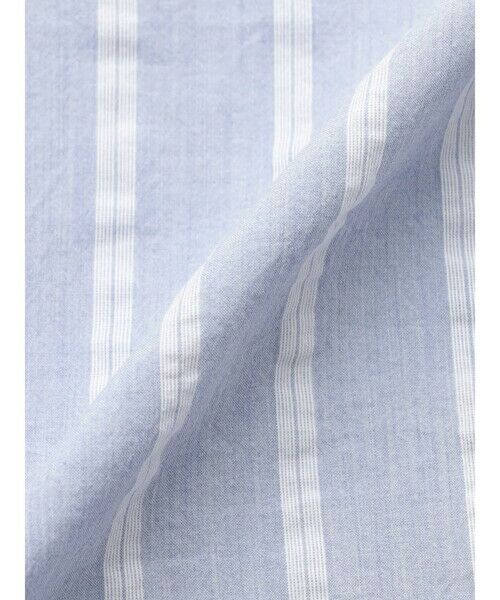 Aquascutum / アクアスキュータム シャツ・ブラウス | Wide Multi Stripe Band Collar Shirt | 詳細12