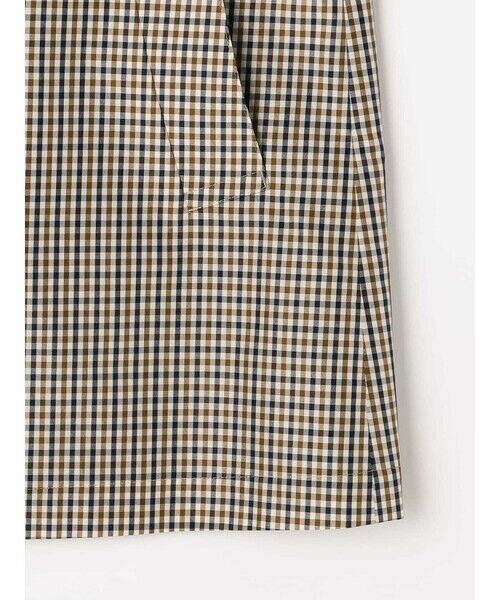 Aquascutum / アクアスキュータム その他アウター | クラブチェックタフタ Aラインステンカラーコート | 詳細7