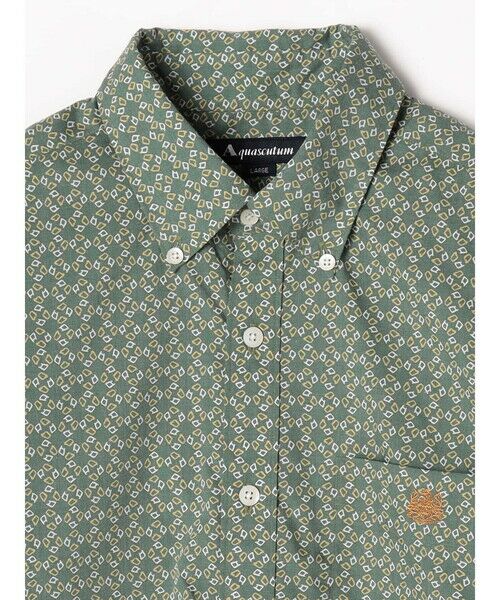 Aquascutum / アクアスキュータム シャツ・ブラウス | AQ Motif Print  Shirt | 詳細8