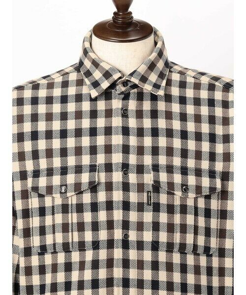 Aquascutum / アクアスキュータム シャツ・ブラウス | Club Check Shirt Jacket | 詳細9