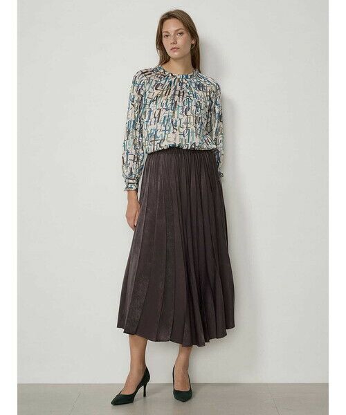 Aquascutum 膝丈スカート AQUASCUTUM ひざ丈スカート レディース アクアスキュータム 中古