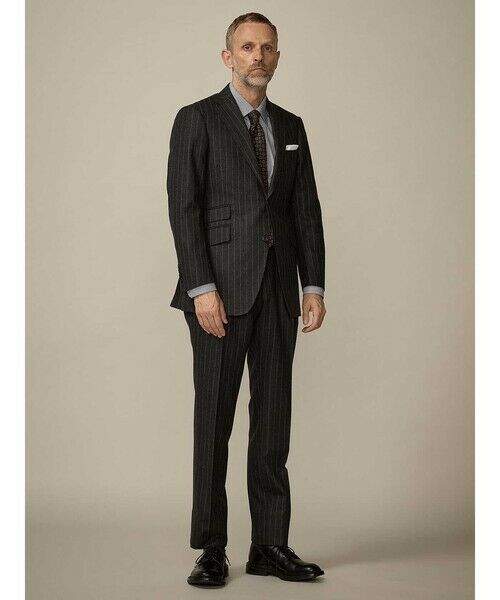 Aquascutum / アクアスキュータム セットアップ | 【UK Traditional】Gray Chalk Stripe Suit | 詳細1