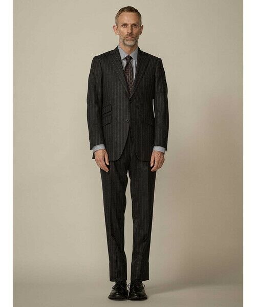 Aquascutum / アクアスキュータム セットアップ | 【UK Traditional】Gray Chalk Stripe Suit | 詳細2