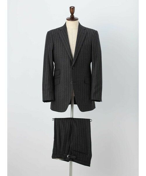 Aquascutum / アクアスキュータム セットアップ | 【UK Traditional】Gray Chalk Stripe Suit | 詳細6