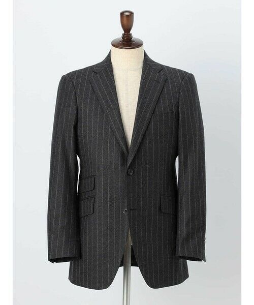 Aquascutum / アクアスキュータム セットアップ | 【UK Traditional】Gray Chalk Stripe Suit | 詳細7