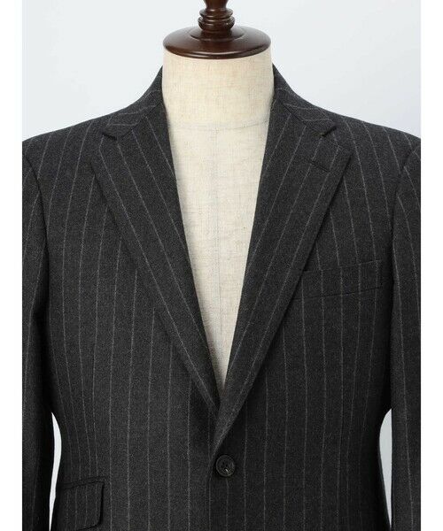 Aquascutum / アクアスキュータム セットアップ | 【UK Traditional】Gray Chalk Stripe Suit | 詳細9