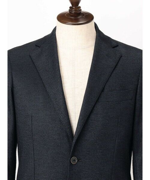 Aquascutum / アクアスキュータム テーラードジャケット | 【セットアップ対応】TEC.3 Knit Houndstooth Jacket | 詳細8