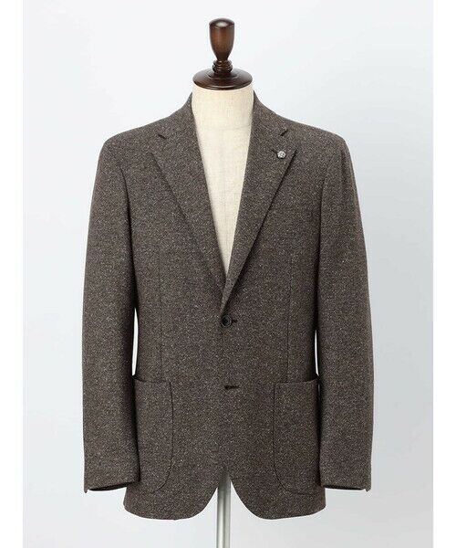 Aquascutum / アクアスキュータム テーラードジャケット | 【セットアップ対応】TEC.3 Homespun Knit Jacket | 詳細3